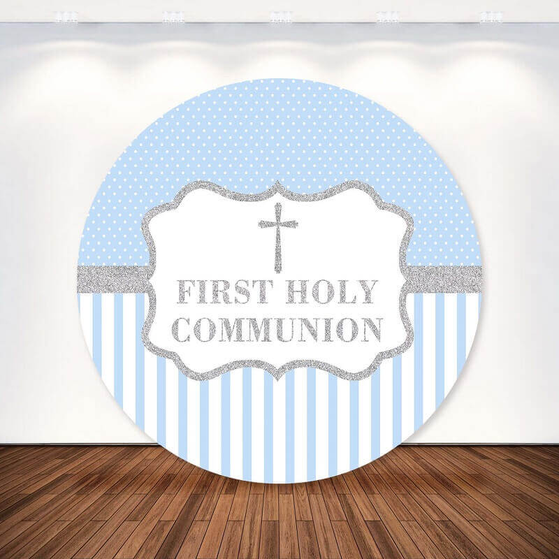 Avezano God Bless - Sfondo per festa di battesimo, prima comunione, battesimo, decorazione blu con fiori per baby shower, servizi fotografici, scenografie, 2,4 x 1,8 m Avezano God Bless - Sfondo per festa di battesimo, prima comunione, battesimo, decorazione blu con fiori per baby shower, servizi fotografici, scenografie, 2,4 x 1,8 m