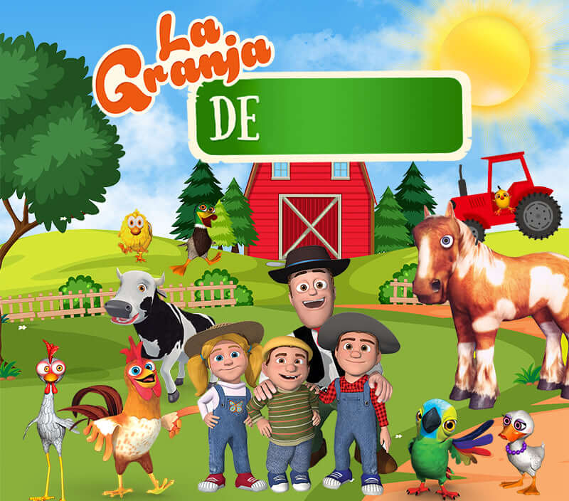 La Granja de Zenon Kids Birthday Party Backdrop Baby Shower Photo Studio Background