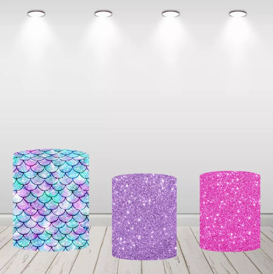 Under Sea Little Mermaid Ariel Round Backdrop