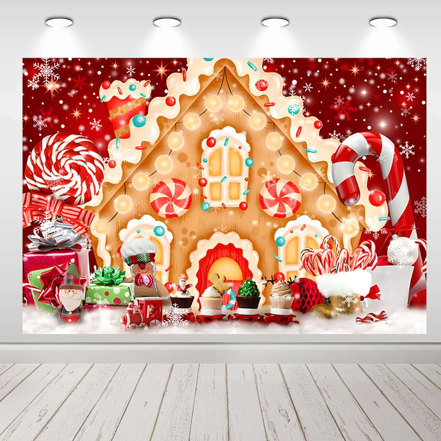 Christmas Backdrops Child Portrait Decoration Props Photo Studio Banners