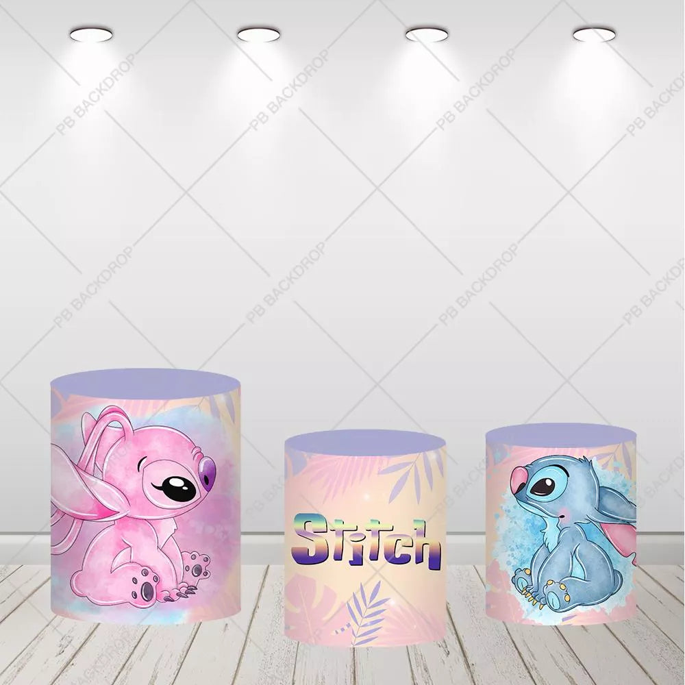 Lilo & Stitch Angel Circle Backdrop Kids Birthday Party Decorations