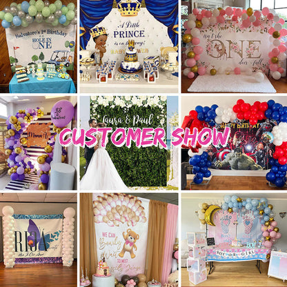 Rustic Wood Flower Birthday Party Banner Bridal Shower Photography Background Photocall