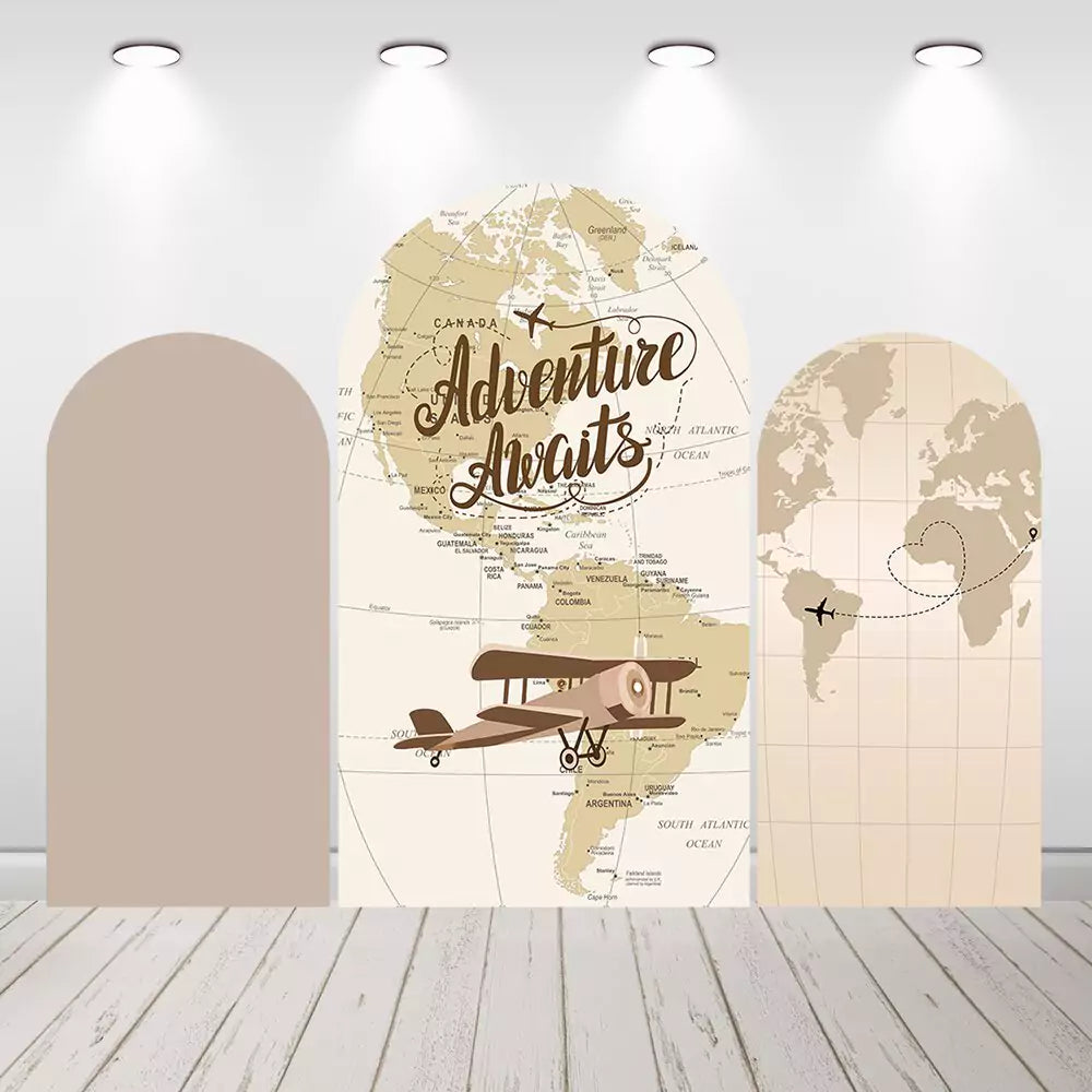 Action Adventure Backdrop Adventure Travel Arch Backdrop Cover Baby Shower Background – webackdrops