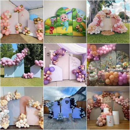 Boho Theme Daisy Pink Girls Bursdag Baby Shower Arch Backdrop Kit Party