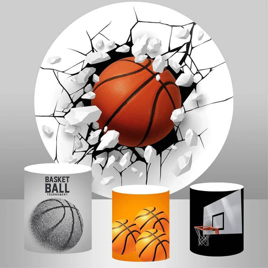Basketbal Achtergrond Cover Decoratie voor Jongens Verjaardagsfeestje