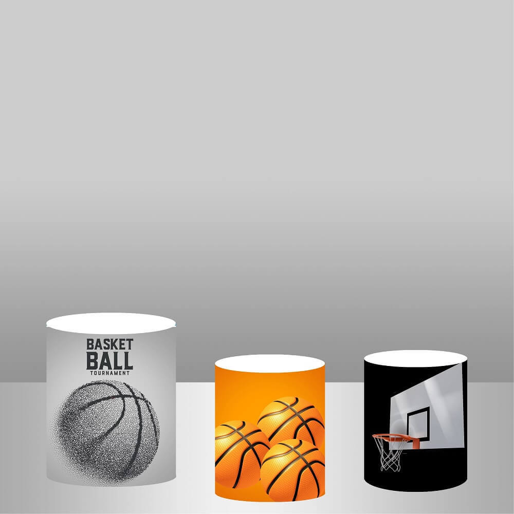 Basketbal Achtergrond Cover Decoratie Voor Jongens Verjaardagsfeestje
