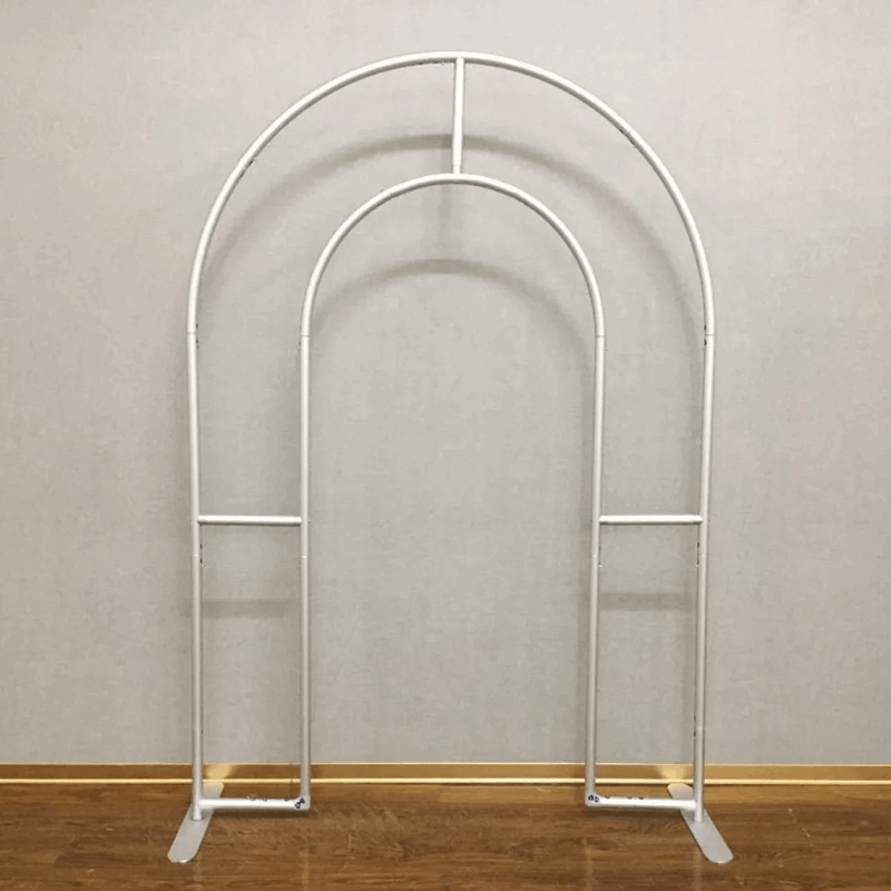 Nude Open Space Arch Cover Door Shape For Party Wedding Photography Background Chiara Metal Stand