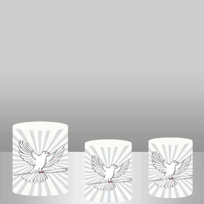 First Holy Communion Party Round Backdrop and Plinth Covers – webackdrops