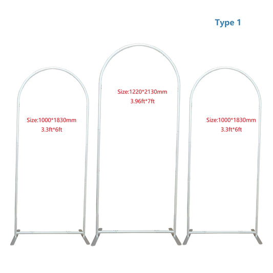 Chiara Arch Stand Frames 5X7Ft Open 3X4Ft 4X7Ft 3.3X6Ft+4X7Ft+3.3X6Ft Stands Party Backdrop