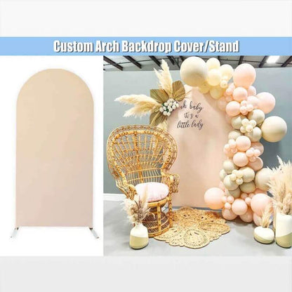 Nude Arch Backdrop Stand Frame Double-sided Custom Oh Baby Ivory Bridal Shower Party Wedding Balloons Arch Chiara Wall