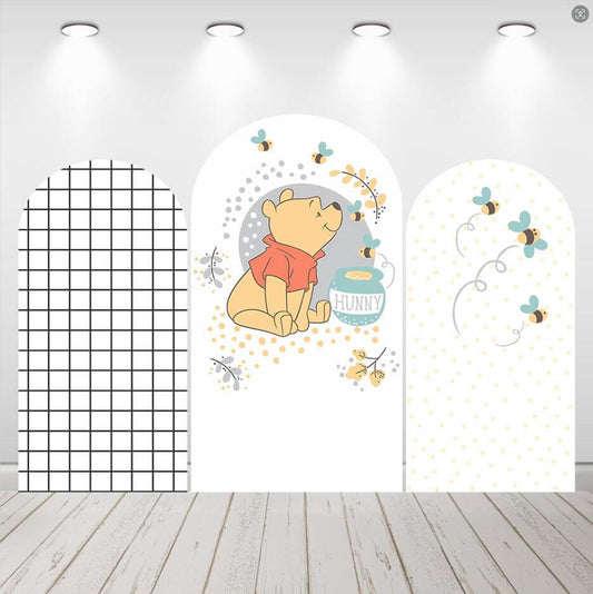 Winnie Baby Shower Arch Backdrop Chiara Wall Arched Background