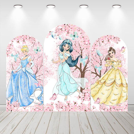 Princess Birthday Party Arch Backdrop Baby Shower Chiara Wall Arched Background