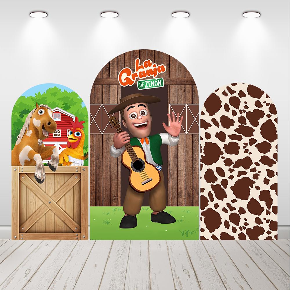 La Granja de Zenón Farm-Themed Party Arch Backdrop