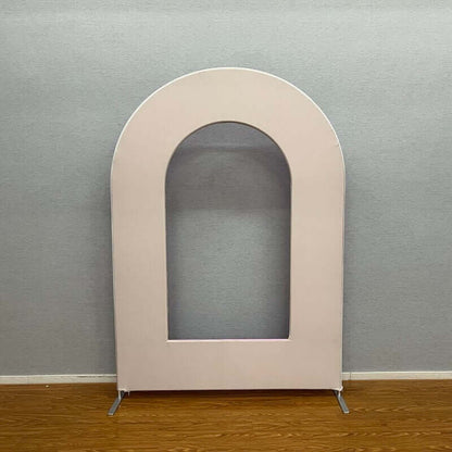 Nude Open Arch Backdrop Wedding Birthday Personalized Chiara Arched Metal Frame Stand
