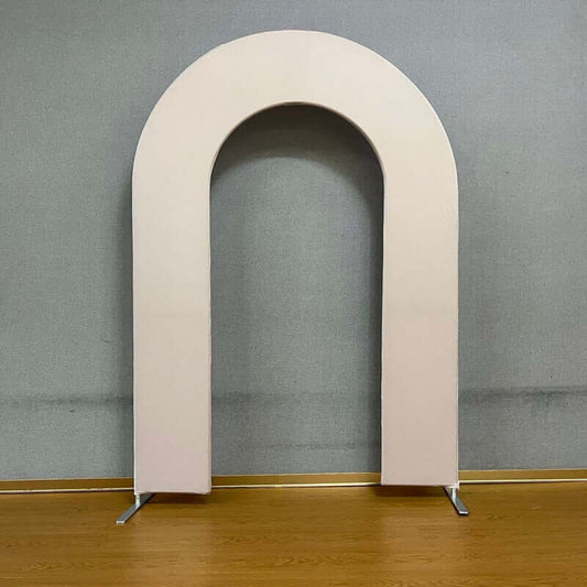 Naga otwarta przestrzeń łukowa pokrywa kształt drzwi na wesele fotografia tło Chiara metalowy stojak
