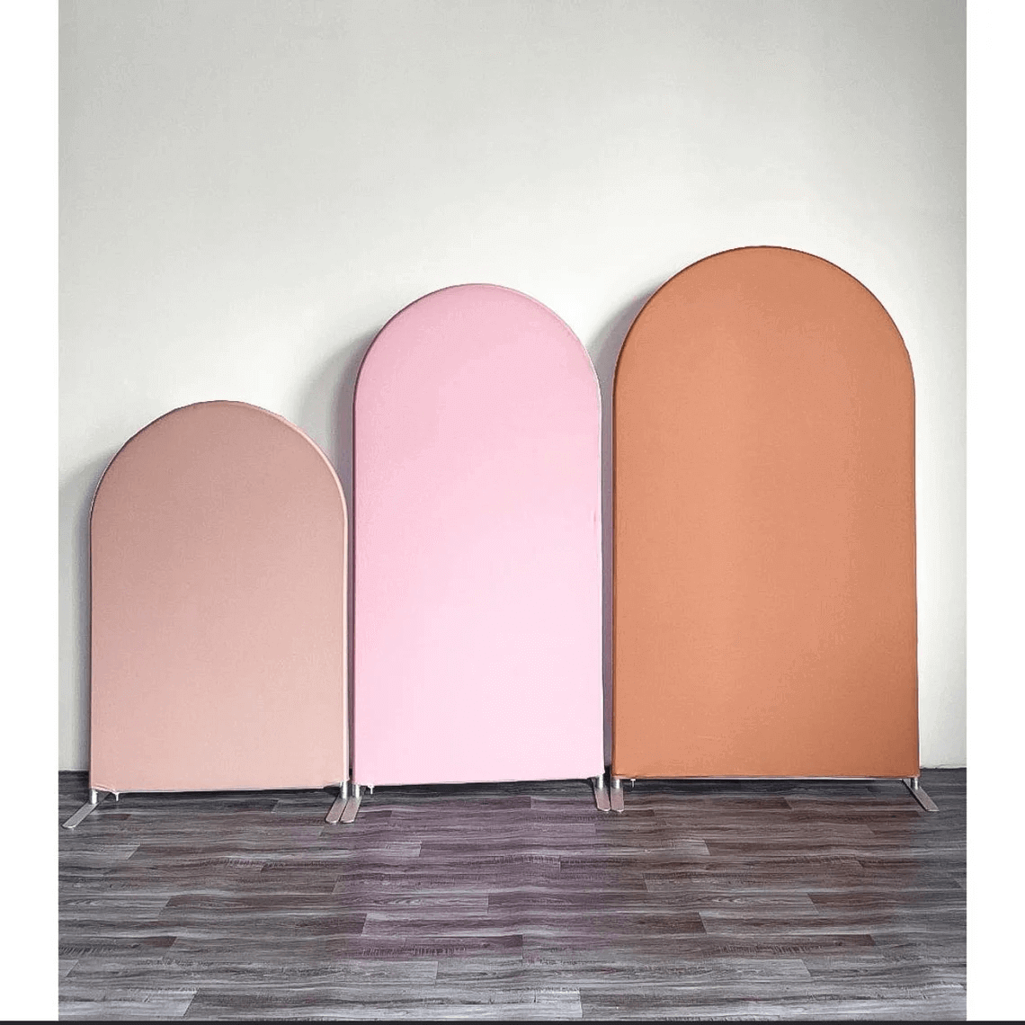 Nude Pink Arched Backdrop Covers Double-sided Fabric Party Chiara Arch Stand Frames Birthday Wedding Panels