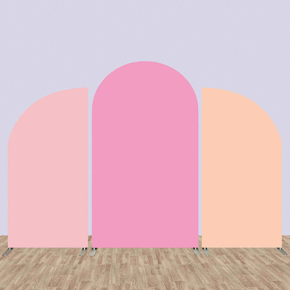 Pink Nude Arch and Half Arch Backdrop Covers for Party Event Decor