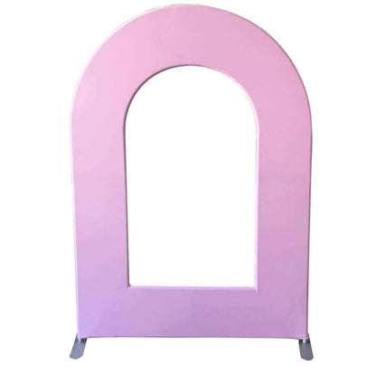 Pink Open Arch Backdrop Wedding Birthday Personalized Chiara Arched Metal Frame Stand Party