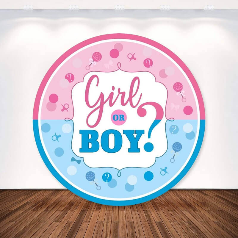 Autocollants pour révélation de genre, équipe Fille et Garçon Autocollants pour révélation de genre, équipe Fille et Garçon