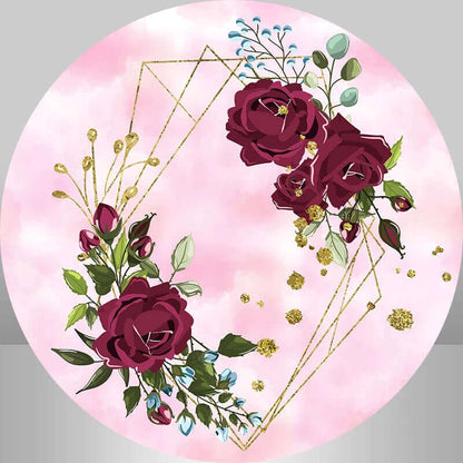 Рожеві та червоні квіти, весілля або день народження дівчаток, фон для обкладинки