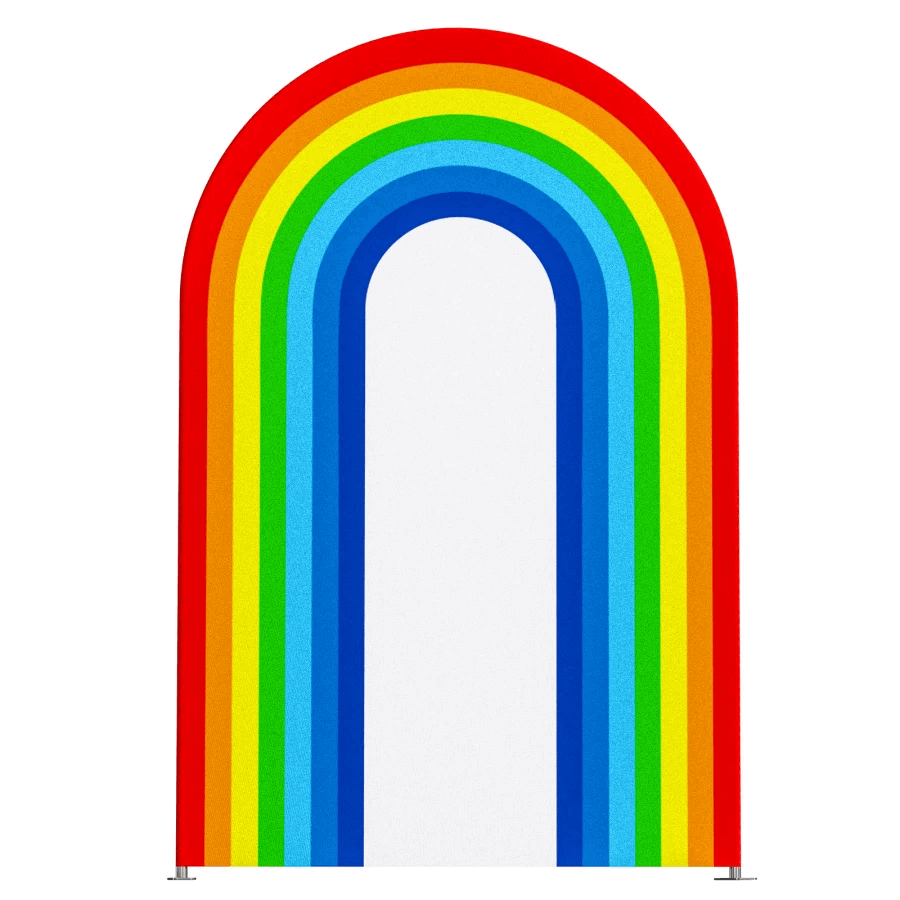 Rainbow Open Space Arch Cover Door Shape for Party Wedding Photography Background Chiara Metal Arch Stand Frame