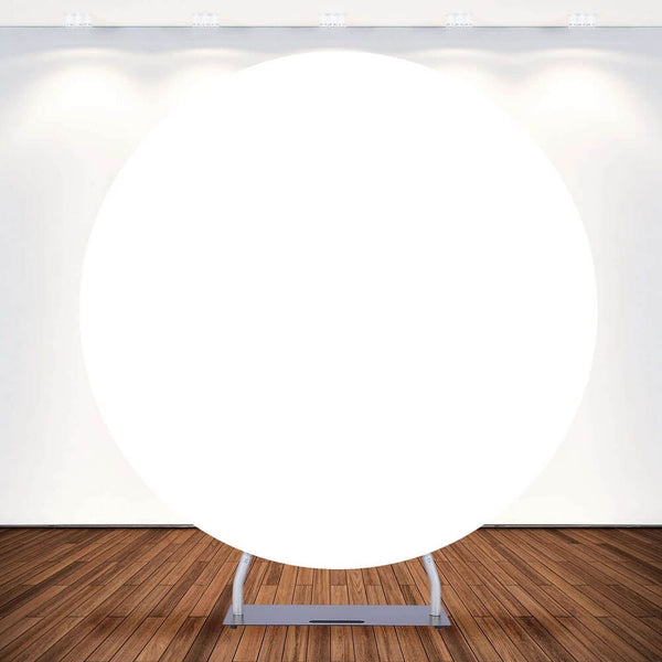 Stand Up Rounded Backdrop Sign Round Backdrop Stand for Wedding Birthday Party Decor – webackdrops