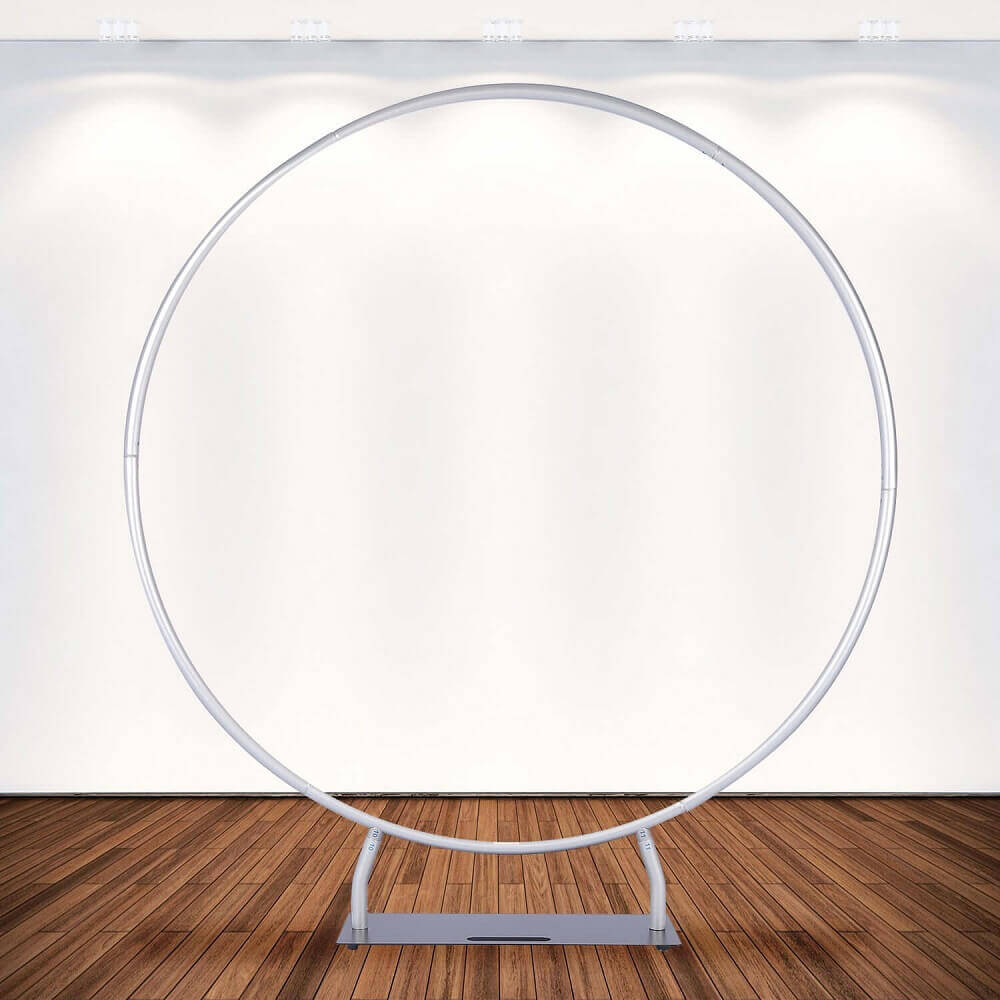 Stand Up Rounded Backdrop Sign Round Backdrop Stand Wedding Circle Stand Birthday Party Decor