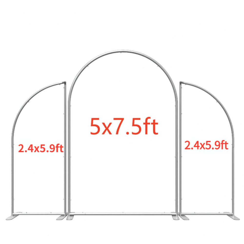 Chiara Arch Stand Frames 5X7Ft Aperto 3X4Ft 4X7Ft 2.4X5.9Ft+5X7.5Ft+2.4X5.9Ft Stand Fondale per Feste