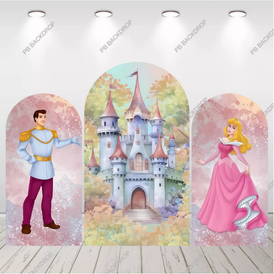 Sleeping Beauty Aurora Princess Birthday Arch Backdrop Party Decor