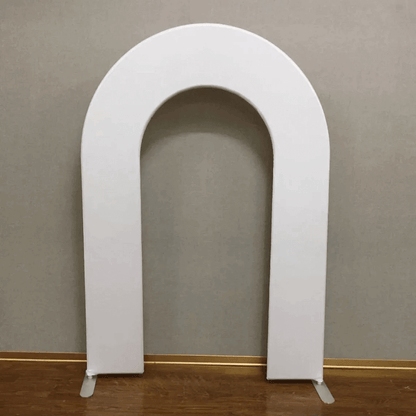 White Open Space Arch Cover Door Shape for Party Wedding Photography Background Chiara Metal Arch Stand Frame