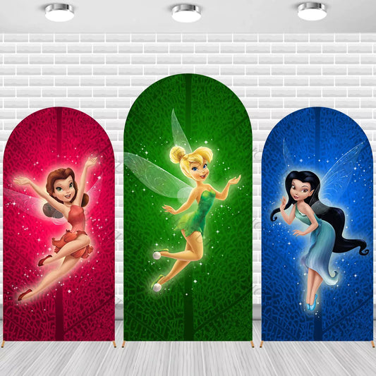 Tinkerbell Theme Arch Backdrop Covers