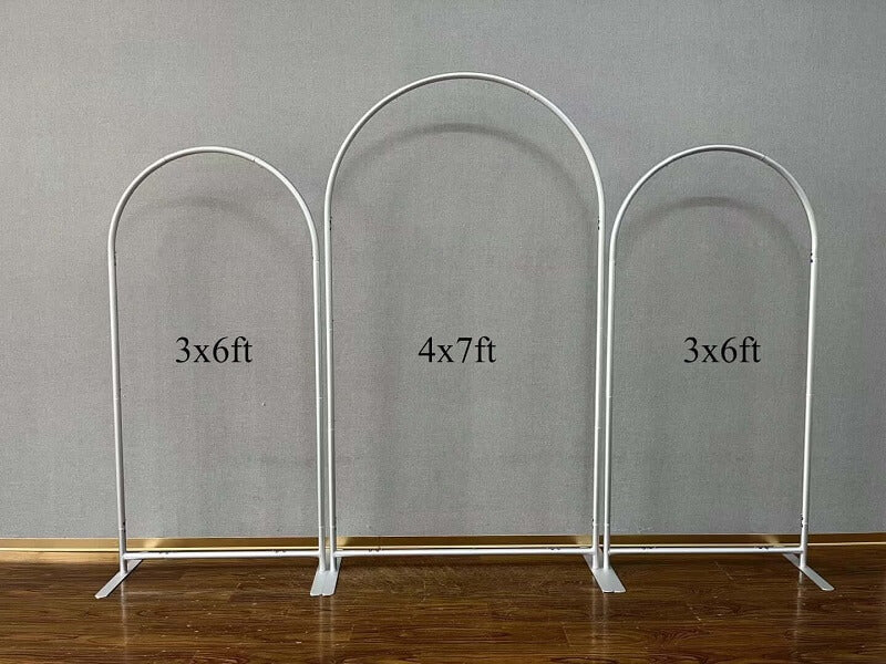 Elephant Girl Baby Shower Arched Backdrop Cover Customize Aluminum Alloy Frame Wall Panels For