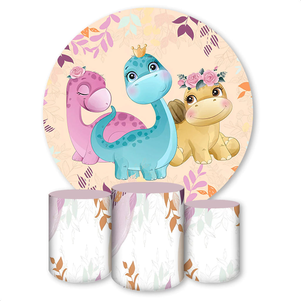 Baby Dinosaur Backdrop Princess Party Decor