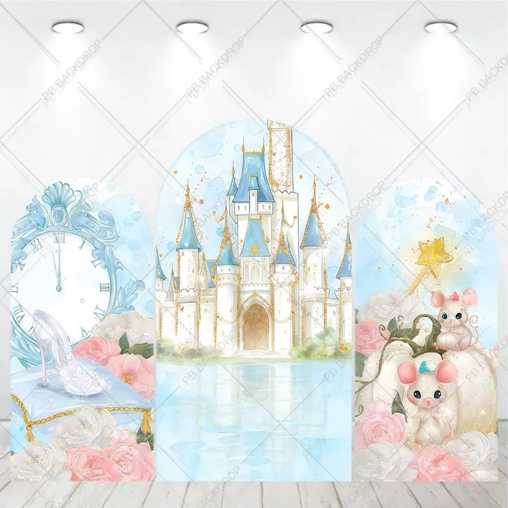 Castle Pumpkin Arch Backdrop Birthday Party Decor