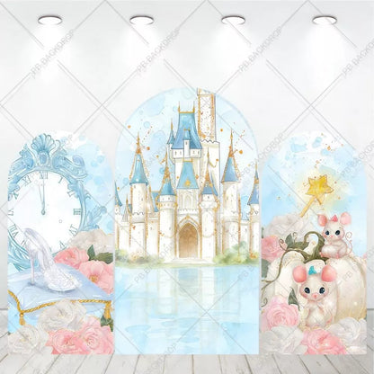 Castle Pumpkin Arch Backdrop Birthday Party Decor