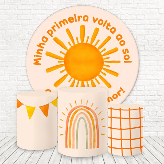 First Trip Around the Sun Birthday Backdrop