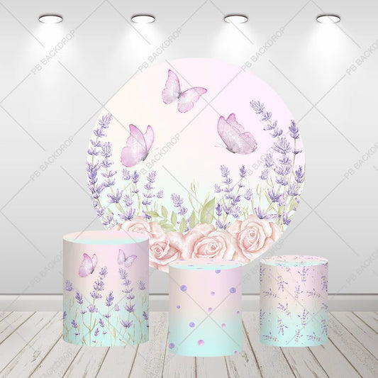 Sfondo Fotografico Rotondo Per Feste - Diametro 2m, Motivo Farfalle E Fiori Viola/rosa, In Poliestere, Per Compleanni E Baby Shower Sfondo Per Torta E Tabella Sfondo Fotografico Rotondo Per Feste - Diametro 2m, Motivo Farfalle E Fiori Viola/rosa, In Poliestere, Per Compleanni E Baby Shower Sfondo Per Torta E Tabella