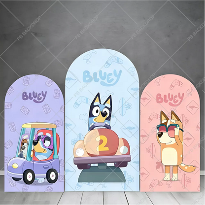 The Bluey Arch Backdrop Girls Boys 1st Birthday Party Cute Decorations