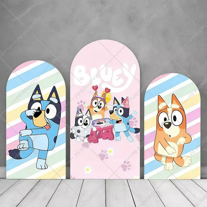 The Blueys Backdrop Arch Cover Girl Birthday Party Decoration