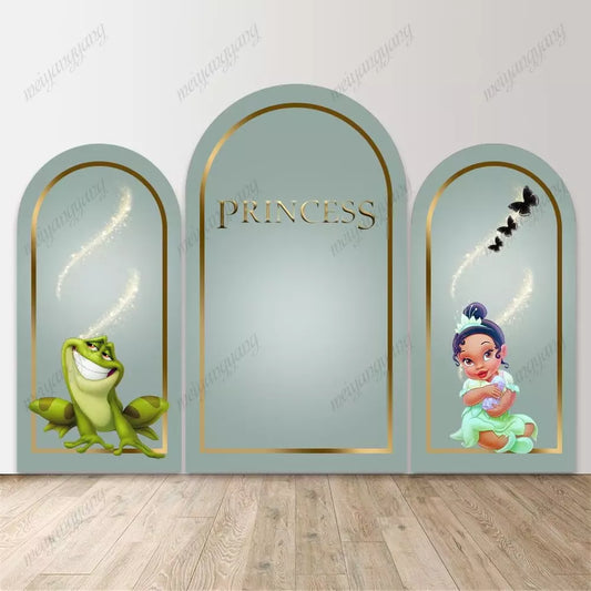 Baby Tiana Princess and The Frog Arch Backdrop